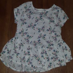 girls ruffle dress shirt